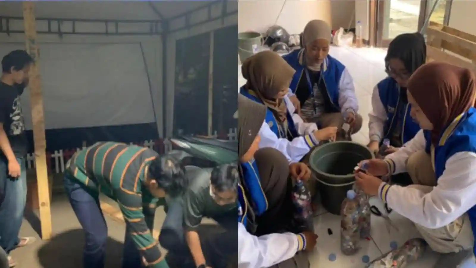MELANJUTKAN PROGRAM KERJA PEMBUATAN ECOBRICK KULIAH KERJA NYATA (KKN)