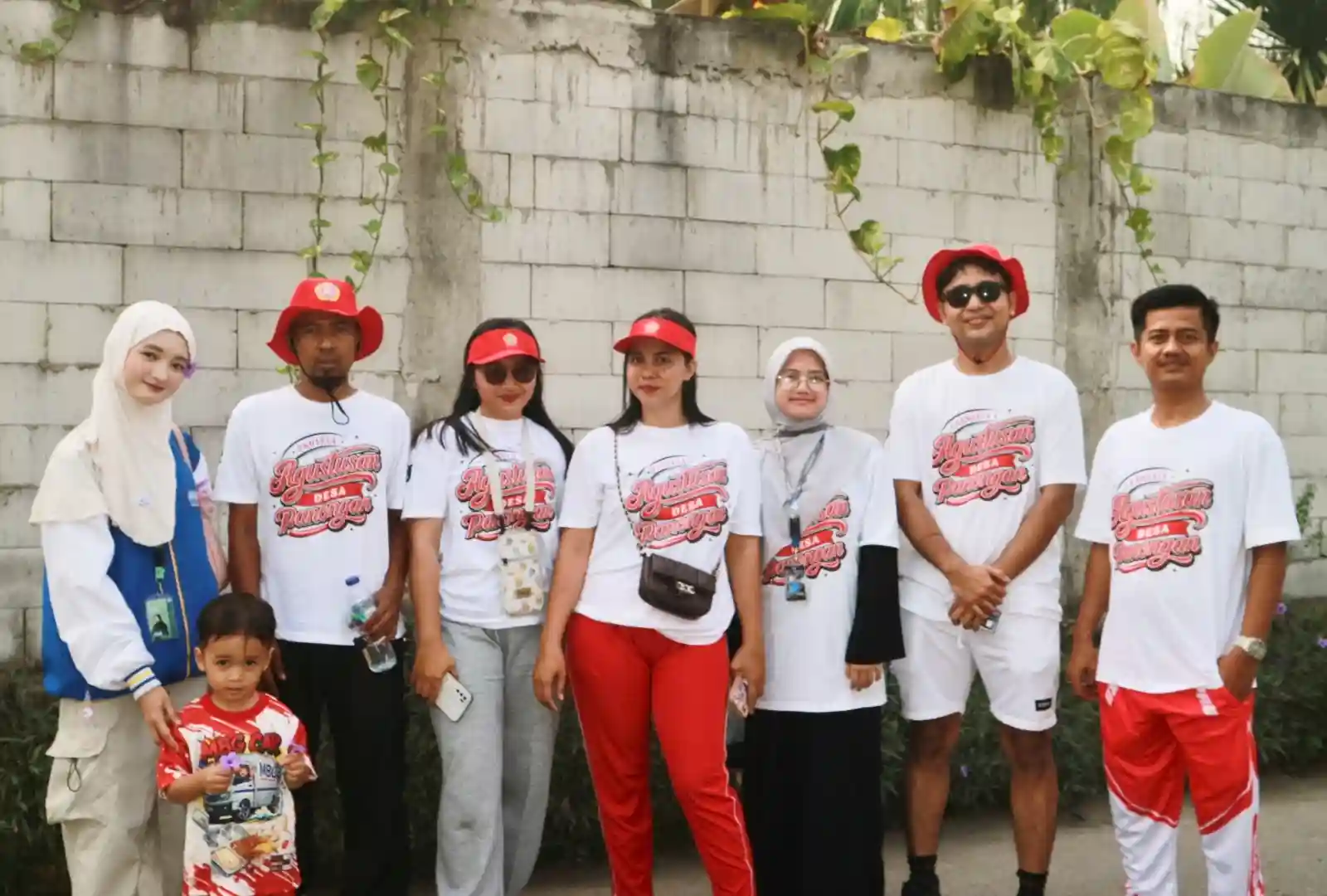 ACARA MENYAMBUT HUT RI KE 81 TAHUN DI KANTOR DESA PANONGAN