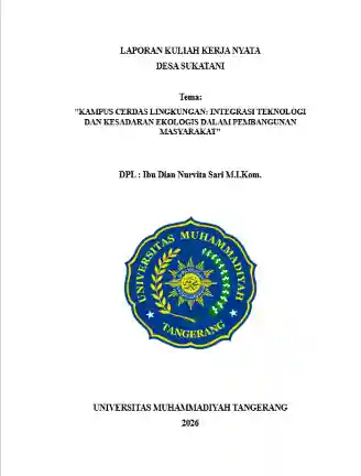 LAPORAN KULIAH KERJA NYATA DESA SUKATANI 2026