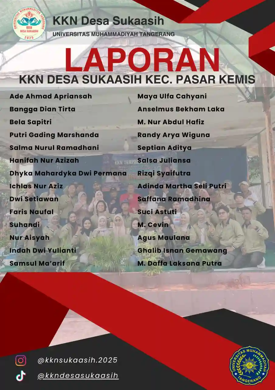 Laporan Akhir KKN Desa Sukaasih