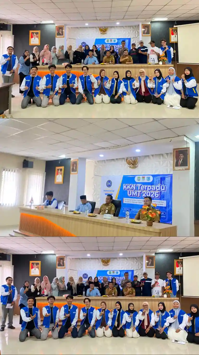 Acara peresmian kkn kelurahan Benda Kota Tangerang