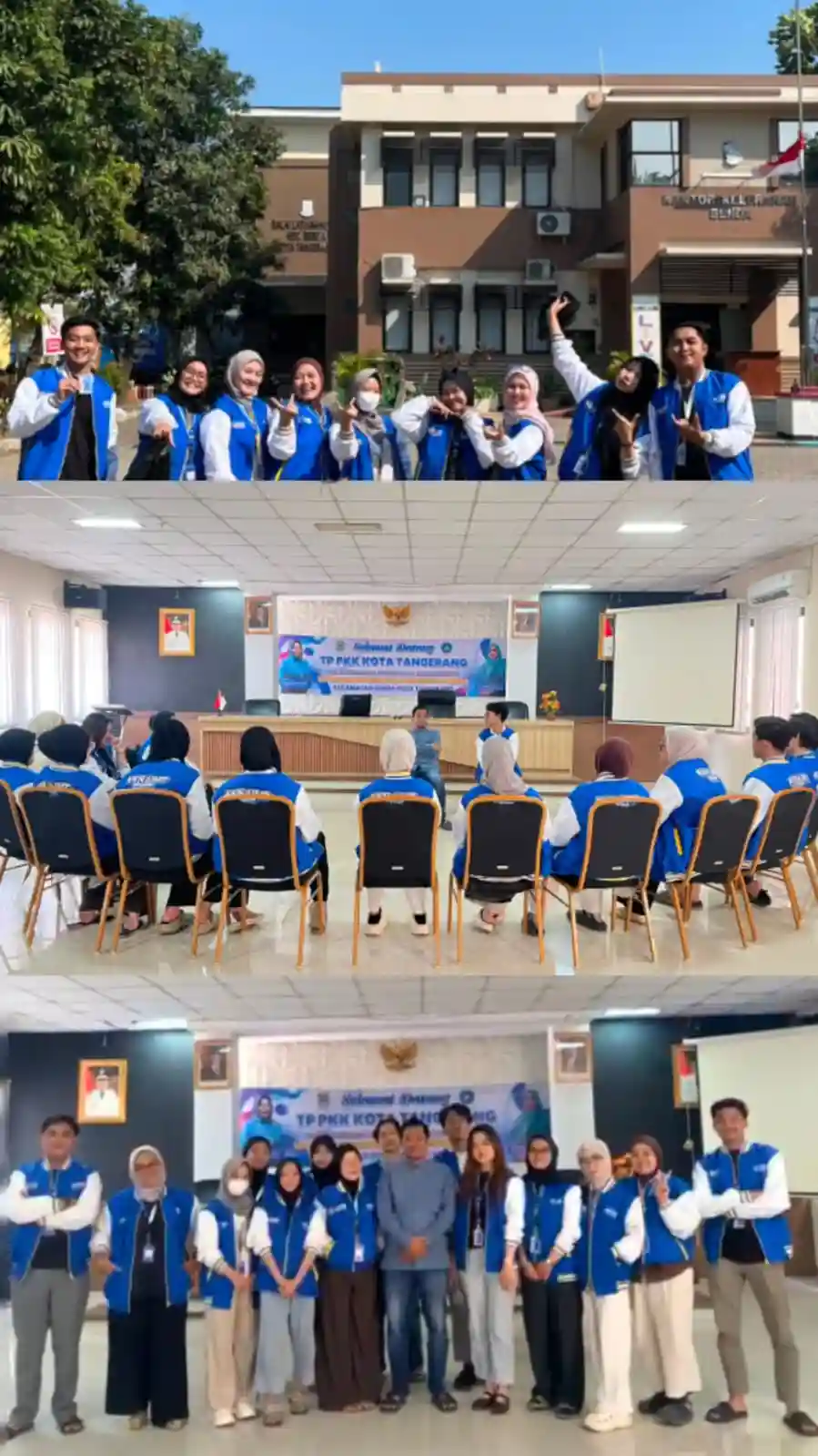 Realisasi Program Kerja Funwalk dan Rapat Evaluasi bersama Pak Lurah Kelurahan Benda