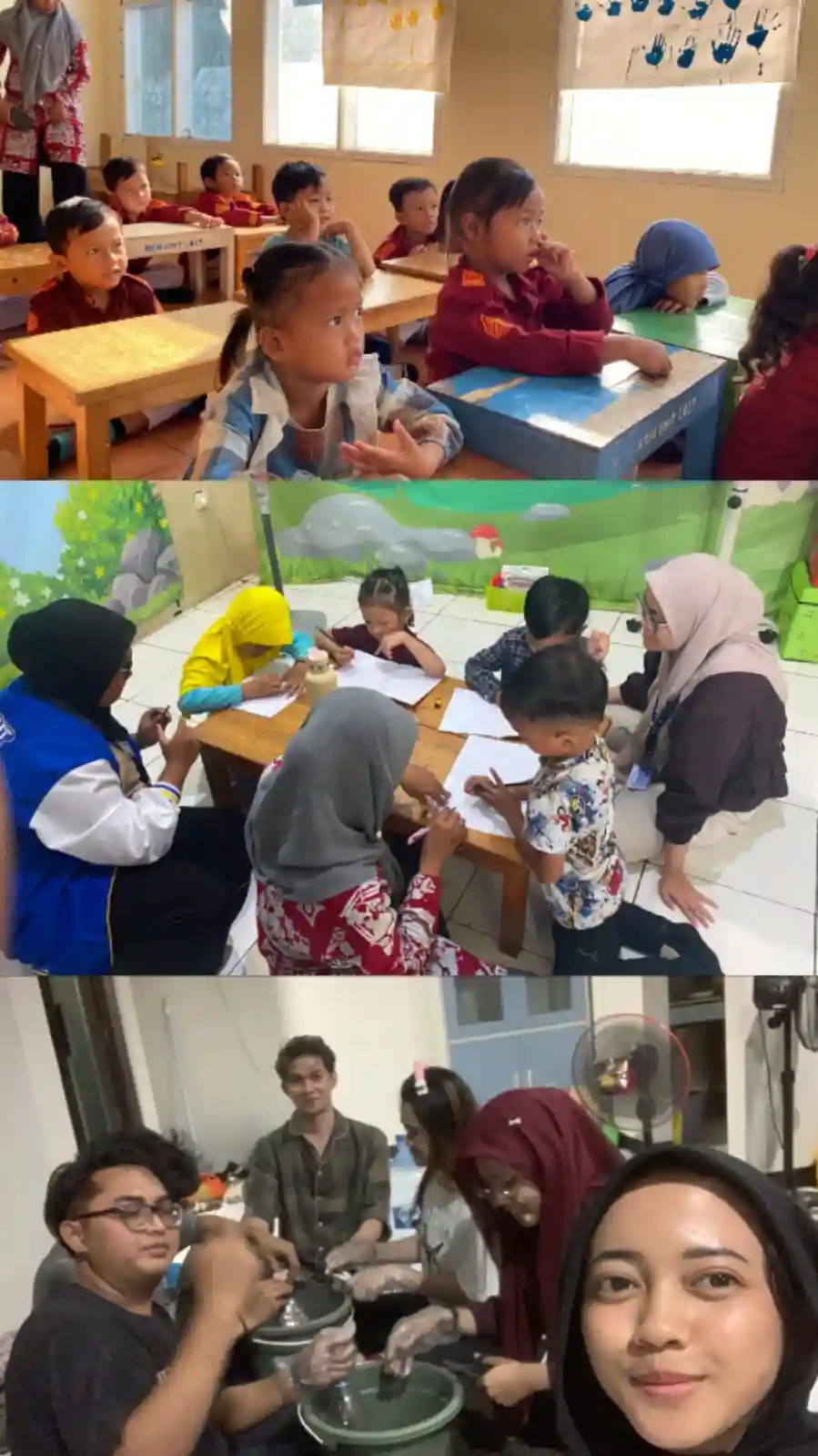 KBM & Edukasi Lingkungan serta melanjutkan program kerja pembuatan ecobrick