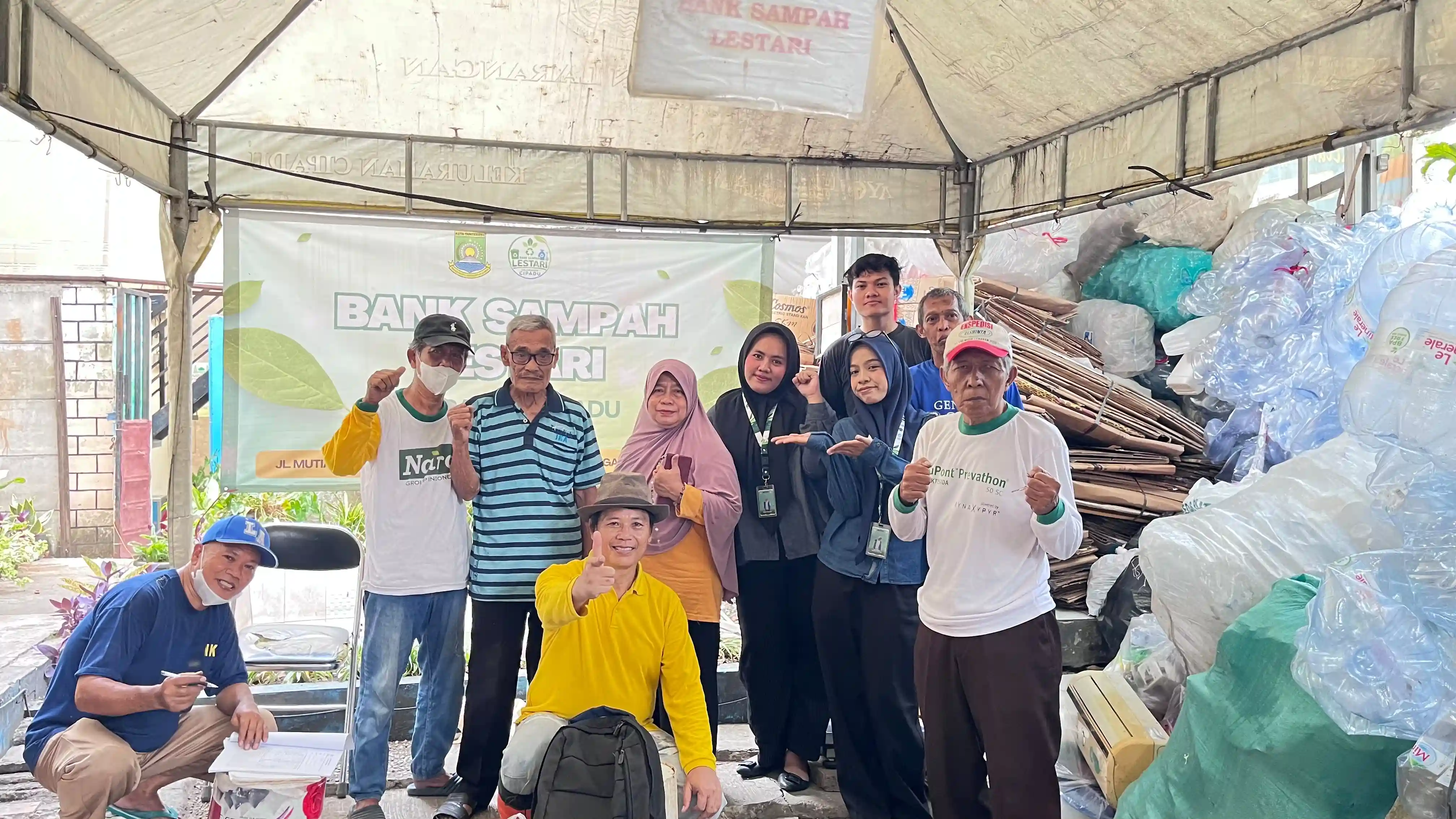 Partisipasi Kegiatan Penimbangan Sampah di Bank Sampah Lestari